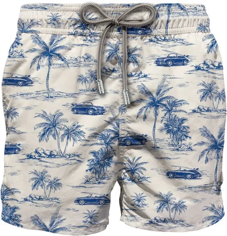 MC2 Saint Barth Gustavia Classic Swim Short beach car toile 1061 (01078L) L