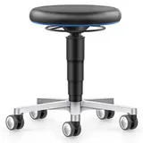 bimos Arbeitshocker Medical blau, schwarz Kunstleder