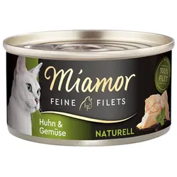 MIAMOR Feine Filets Naturell Chicken&Vegetables 80g