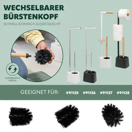 bremermann Bürstenkopf Ersatz 3er Set Schwarz