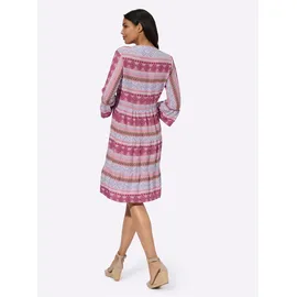 Classic Basics Etuikleid Gemustert Rosa 38