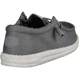 HEYDUDE Wally Canvas Herren Light Grey 41