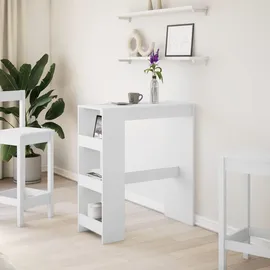 vidaXL Bartisch 90 x 40 x 103,5 cm Weiß