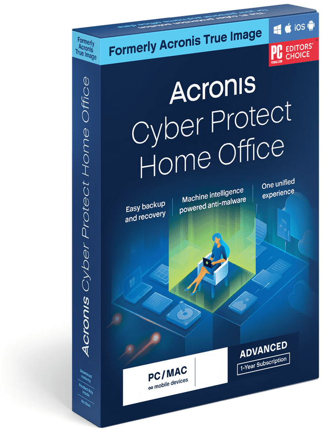 Acronis Cyber Protect Home Office Advanced, 250 GB Cloud Storage