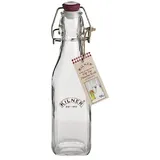 Kilner Quadratische Glasflasche mit Bügelverschluss, 234 ml