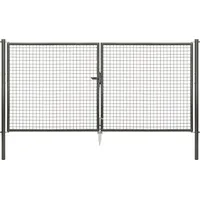 GAH Alberts Alberts Wellengitter-Doppeltor Breite 300 cm