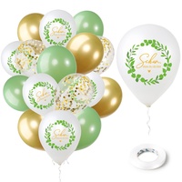 COLOFALLA 20 Pcs Taufe Ballons Kommunion Luftballon Konfirmation Luftballon Hochzeit Luftballon Schön Dass Du Da Bist Geburtstag Luftballon Deko zur Taufe Kommunion Konfirmation Hochzeit Geburtstag