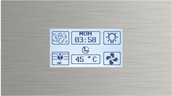 Sentiotec Touchbedienteil für Dampfgenerator STP/STN | STP-INFACE-T