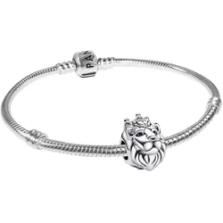 Pandora 15837 Damen-Armband Silber Löwenkopf Geschenkset, 20 cm