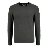 Oxmo Strickpullover Grau XS