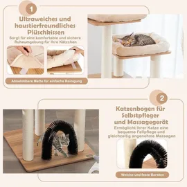 Costway Kratzbaum 176 cm beige