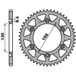 PBR Standard C45 Stahl Ritzel 270 - 520