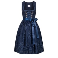 Nübler Trachtenkleid Dirndl midi Gloria in Blau von Nübler blau 38