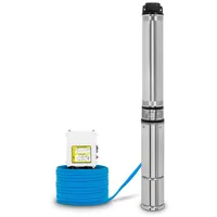 Eberth 4" Tiefbrunnenpumpe aus Edelstahl, 550W, Durchmesser Pumpe 4