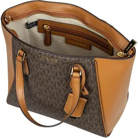 Michael Kors Handtasche Taryn Small Convertible MK SIG Brown/Acorn Braun Damen
