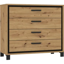 Forte Kommode Farida Holz Braun Eiche