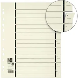 Oxford Trennblatt 400004671 DIN A4 mit Perforation 230g Kraftkarton ch