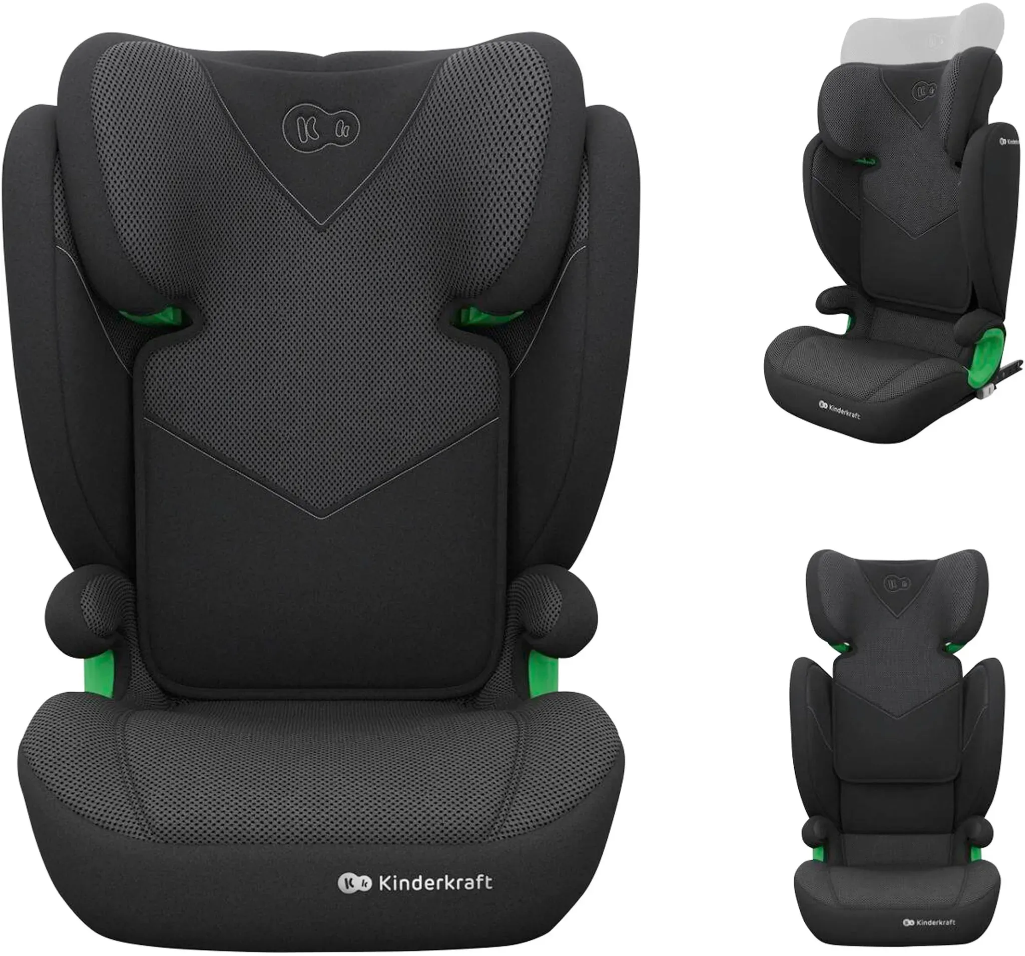 Kinderkraft Kindersitz JUNIOR FIX 2 PLUS, schwarz