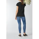 richroyal Rich & Royal Damen, Shirt SLUB Kurzarm schwarz (15), M - M