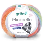 Gründl Wolle Mirabella orange/türkis 100 g