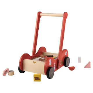 Playtive Holz Schiebewagen (rot)