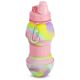 Nils Faltbare Trinkflasche Ananas Pink 0,7 l