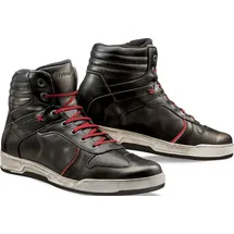 STYLMARTIN Iron Motorrad Schuhe, schwarz-rot, Größe 45