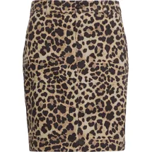 QS Pencilskirt Rock Bedruckt Braun 32
