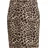 QS Pencilskirt Rock Bedruckt Braun 32