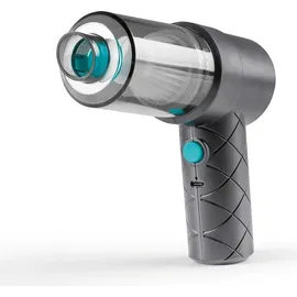 DS PRODUKTE CLEANmaxx Akku-Handstaubsauger grau-blau