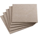 Metafranc WU0645506 Filzgleiter quadratisch, selbstklebend Beige (L x B) 200 mm (5 Stück)