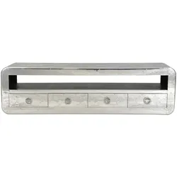 Lowboard Mangoholz Kommode Sideboard TV Fernseher Hifi Wohnzimmer Schrank