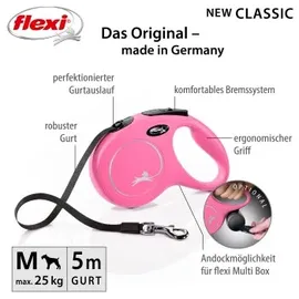 flexi New Classic Gurt 5 M Pink