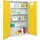 stumpf metall Stumpf Umweltschrank BP-4 lichtgrau / signalgelb + 4 Auffangwannen durchgehend - 7598062