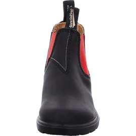 Blundstone Kid's Blunnies Chelsea-Stiefel, Schwarz/rot, 35 EU