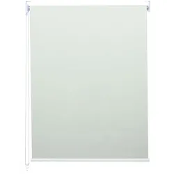 Rollo MCW-D52, Fensterrollo Seitenzugrollo Jalousie, Sonnenschutz Verdunkelung blickdicht 60x230cm ~ creme