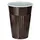 Papstar 3000 Thermo-Automatenbecher, PS 0,18 l Ø 7,03 cm · 9 cm braun/weiss