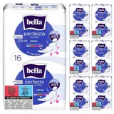 bella Perfecta Ultra Damenbinden Maxi Blue 112 Stück (7x16) extra lang mit Flügeln Extra Soft