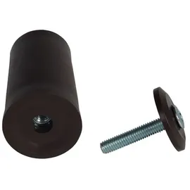 Inovatec 8 x INOVATEC Rollladen Anschlagstopper 40 mm braun - Braun