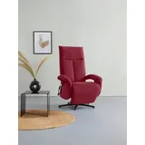sit&more TV-Sessel Tycoon Polyester 74 x 112 x 82 cm Rot