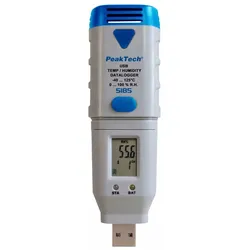 PEAKTECH USB-Datenlogger P 5185, Temperatur und Luftfeuchtigkeit