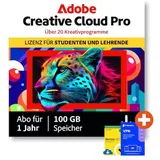 Adobe Creative Cloud Pro | Studenten & Lehrer | Download & Produktschlüssel | inkl. Norton & F-Secure