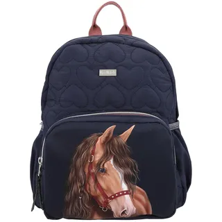 DEPESCHE 13191 Miss Melody Rucksack mit Herzsteppung Glitter HORSE