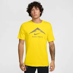 NIKE Herren T-Shirt Dri-FIT Trail Running, LIGHTENING/LIGHTENING, M