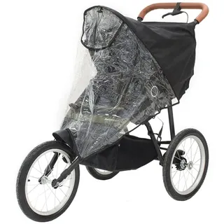 Trille Regenschutz-Jogger mit Öffnung in Top Black