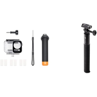 DJI Action Tauch-Zubehörset & Verlängerungsstabset (1,5 m) - Wasserfest, Kunststoff, Kamera-Zubehör, Zubehör, Schwimmfähig, IP68, Osmo Action 3 Kompatibel