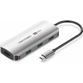 Vention Tqdhb USB-C Dockingstation - USB Hub, Grau