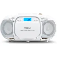 Medion E66476 Stereo Sound System (Boombox, CD-Player, MP3, Kassette,