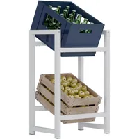 CLP Getränkekistenregal 75 x 47 x 31 cm Weiß