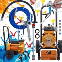 OEM Rosfix Strong Orange Storm Sos03 Lackiergerät mit Großem Satz Pack-max2 Lackierzubehör